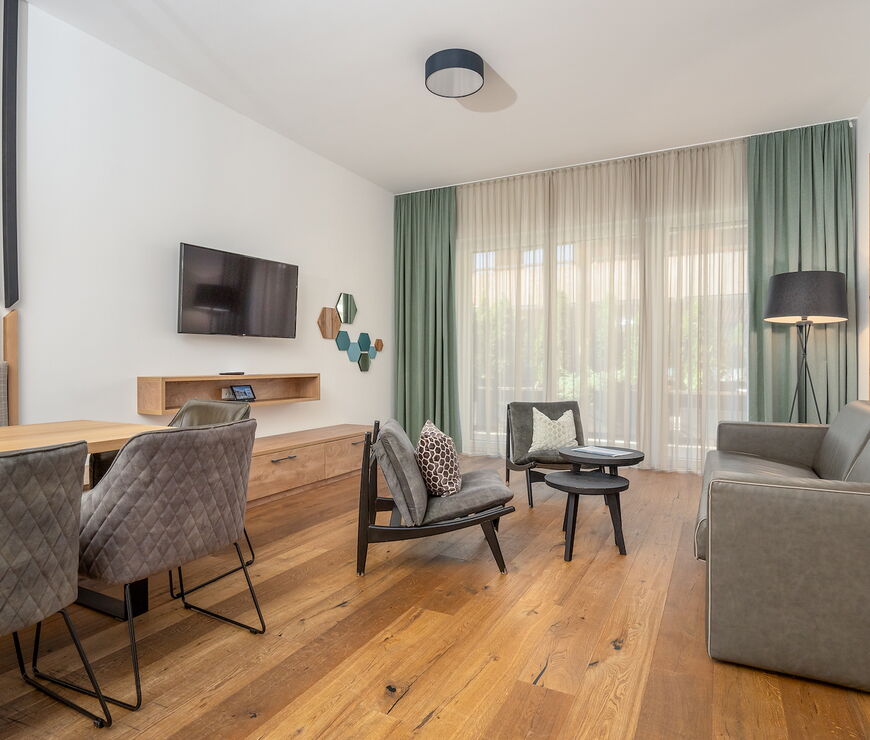 Elements Resort Zell am See  | 2 Schlafzimmer Superior Suite mit privater Sauna