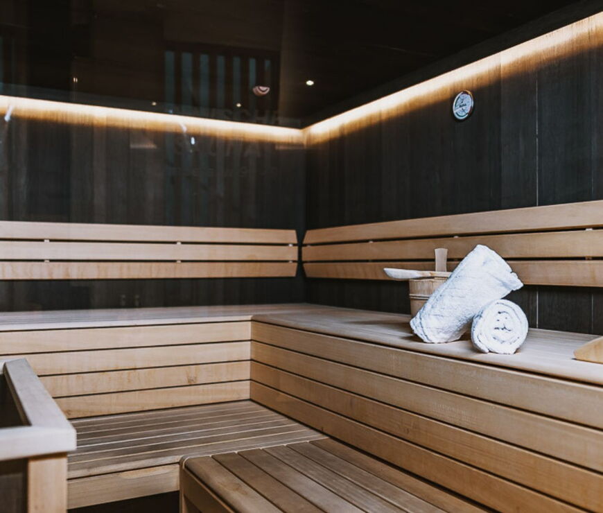 Sauna des Hotels Elements Resort