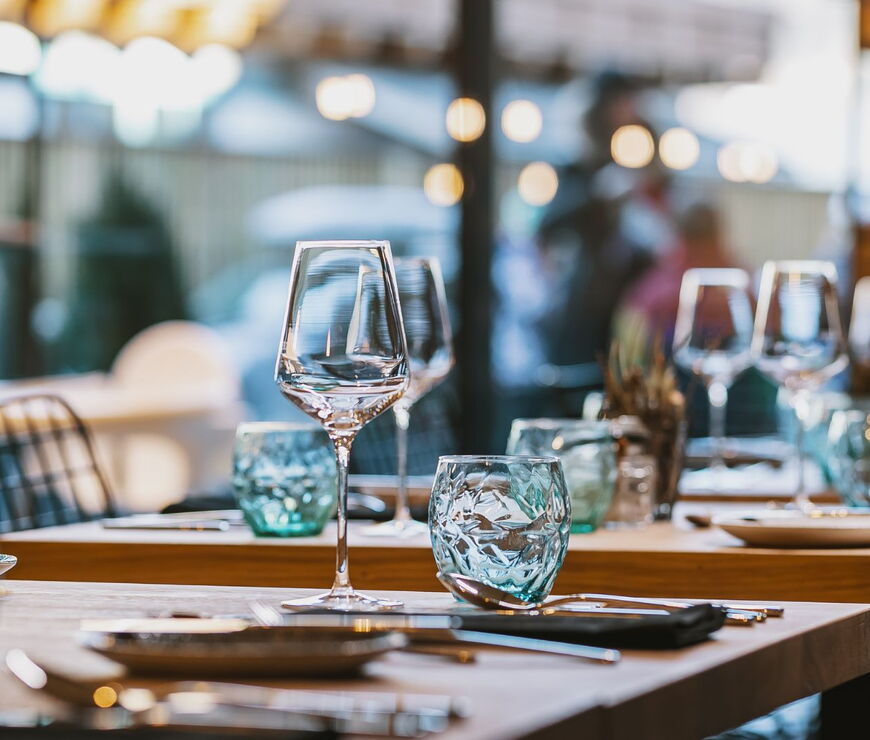 Beautifully laid table on the terrace of Hotel Elements Resort